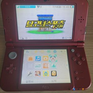 New 닌텐도 3ds XL+충전기+케이스 판매합니다