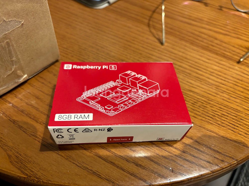 라즈베리파이 5 8gb 개봉후 미사용--0