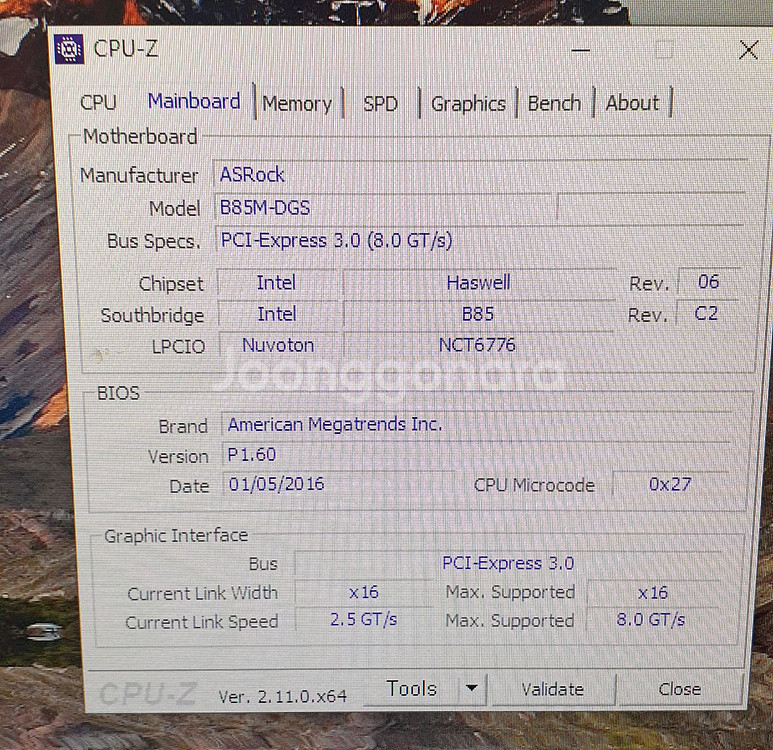 asus 메인보드 B85M-DGS--1