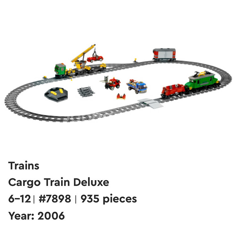 레고 시티 7898 기차 레일 세트--1