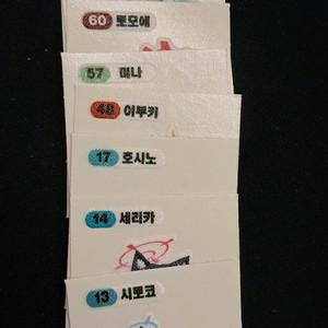 블루 아카이브 25년 띠부씰 스티커