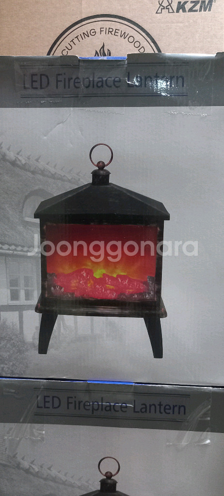 홈마인 불멍 벽난로 무드등 LED 블랙 2종--0