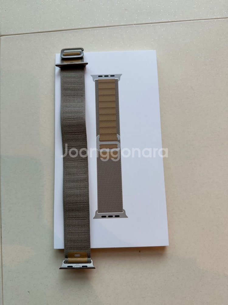 애플워치 49mm 알파인 루트 탠 새상품 판매합니다--1