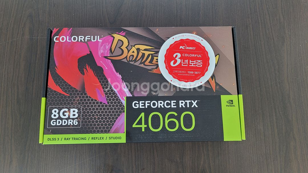 COLORFUL 지포스 RTX 4060 팝니다~~--4