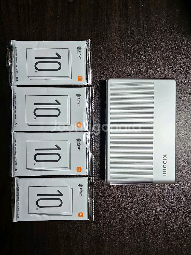 샤오미 포터블 포토프린터 1S + 인화지 49장--0