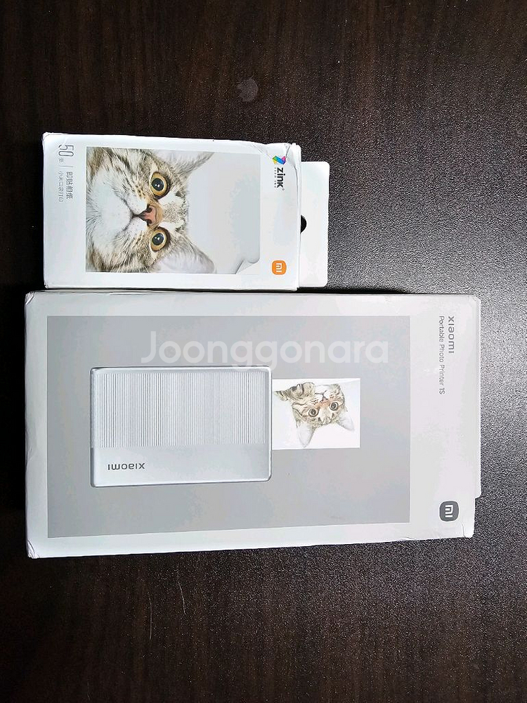샤오미 포터블 포토프린터 1S + 인화지 49장--1