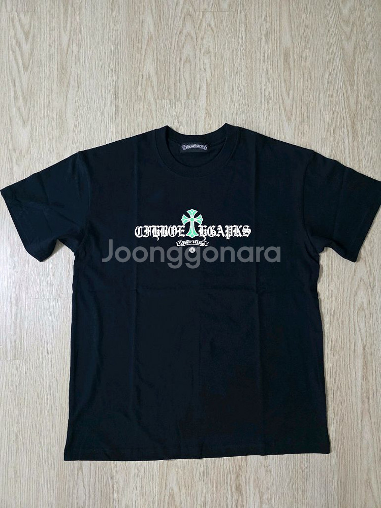 크롬하츠 블랙 반팔 L 팝니다 (새상품)--0