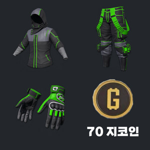 배그 스킨코드 pigff의 택티컬 스트라이커 세트