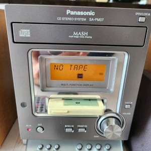 파나소닉 오디오(CD,TAPE,블루투스, USB,...
