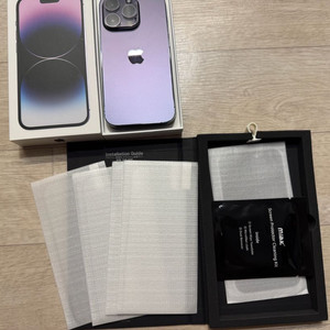 아이폰 14프로 128 딥퍼플 북미 카메라 무음