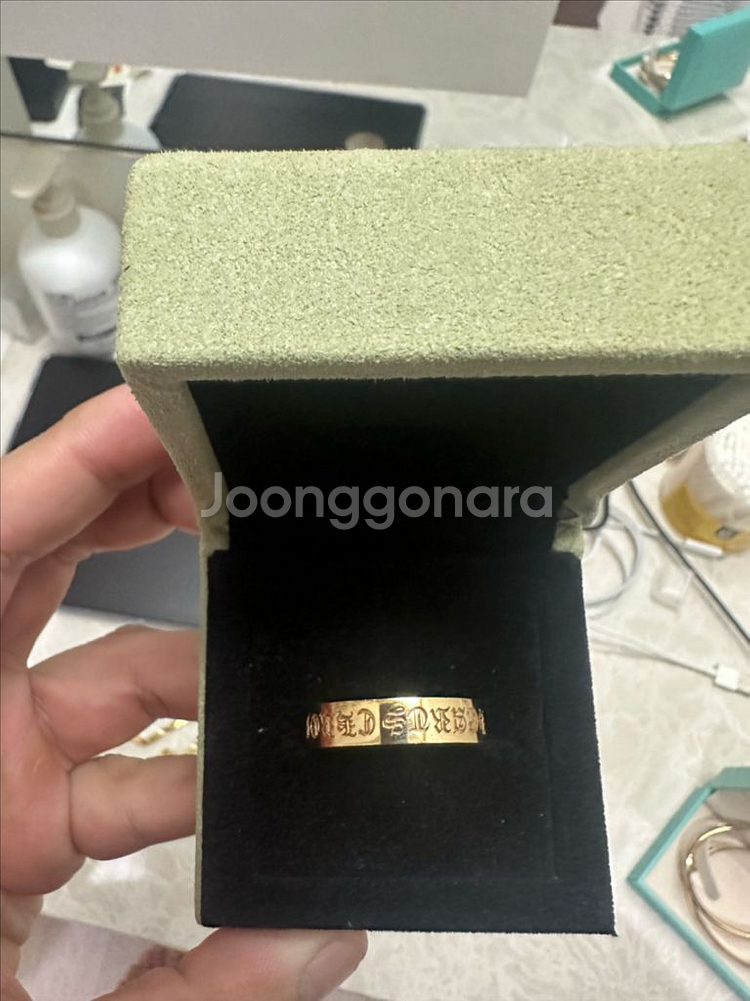 부산 양산 18k 금반지--0