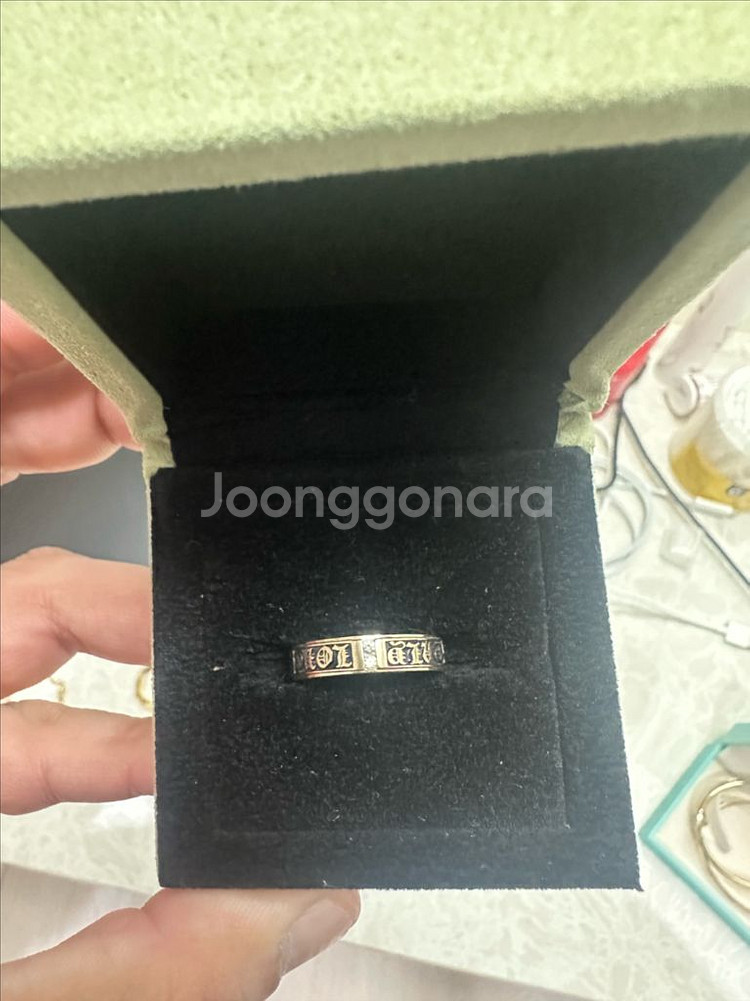 부산 양산 18k 금반지--1