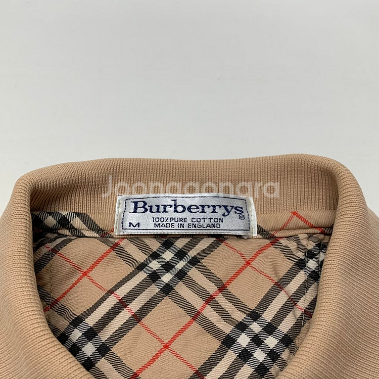 버버리 PK티 긴팔 카라티 (M)--4