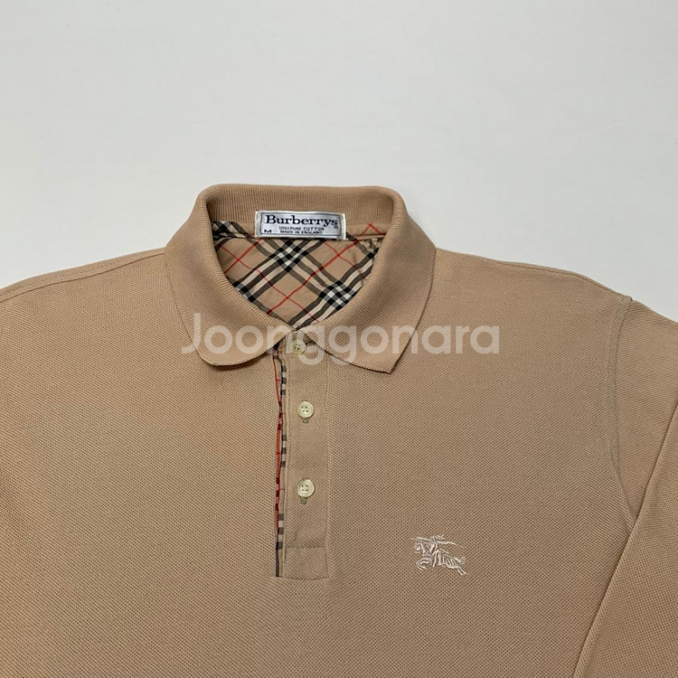 버버리 PK티 긴팔 카라티 (M)--1
