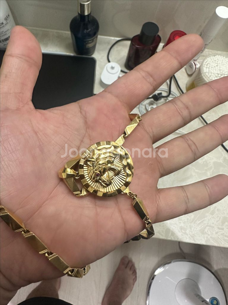 부산 양산 팬던트 포함 목걸이 18k--1
