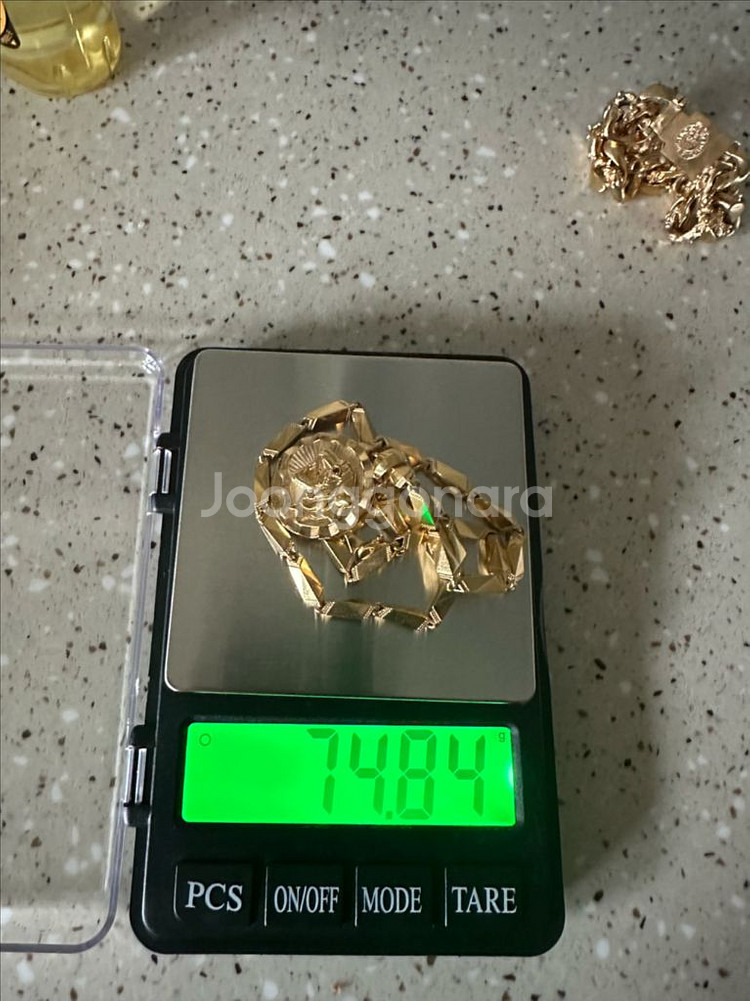 부산 양산 팬던트 포함 목걸이 18k--2