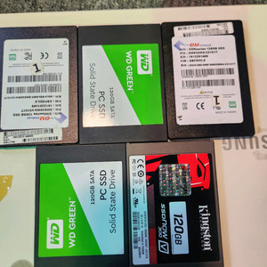 ssd<39>ssd120g 5개묶음 판매