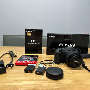 캐논 R8 + RF 35mm 렌즈