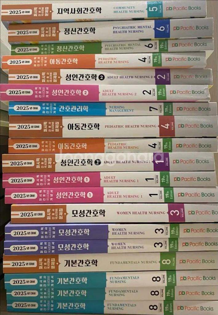 간호사 국가고시 문제집, 개념서--0