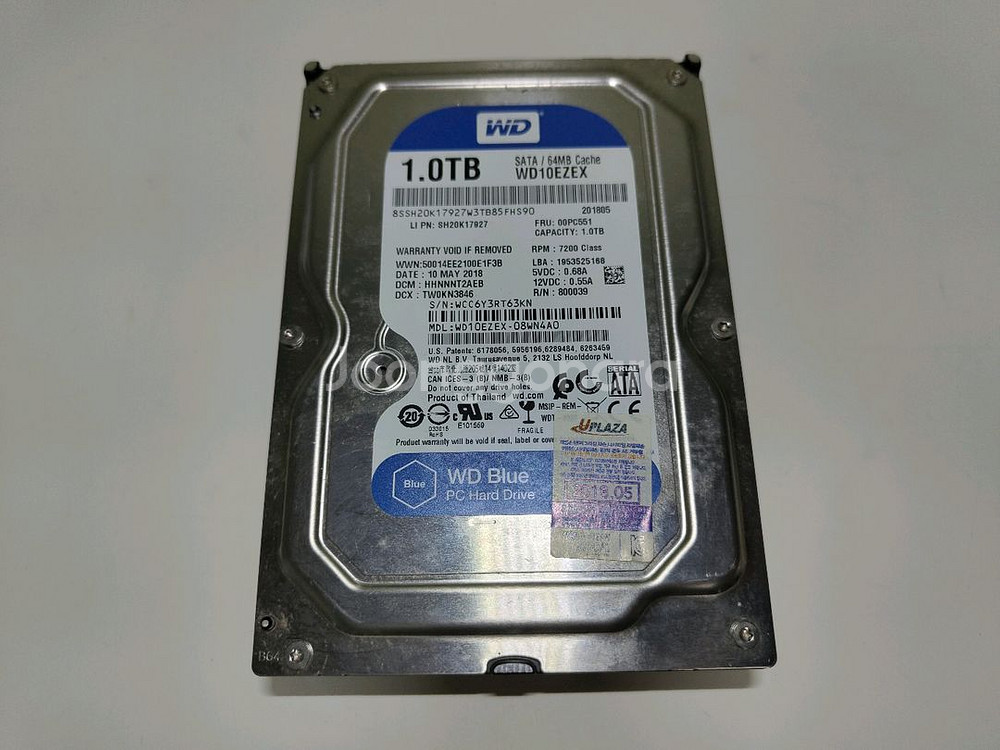 WD BLUE 1TB HDD 하드--0