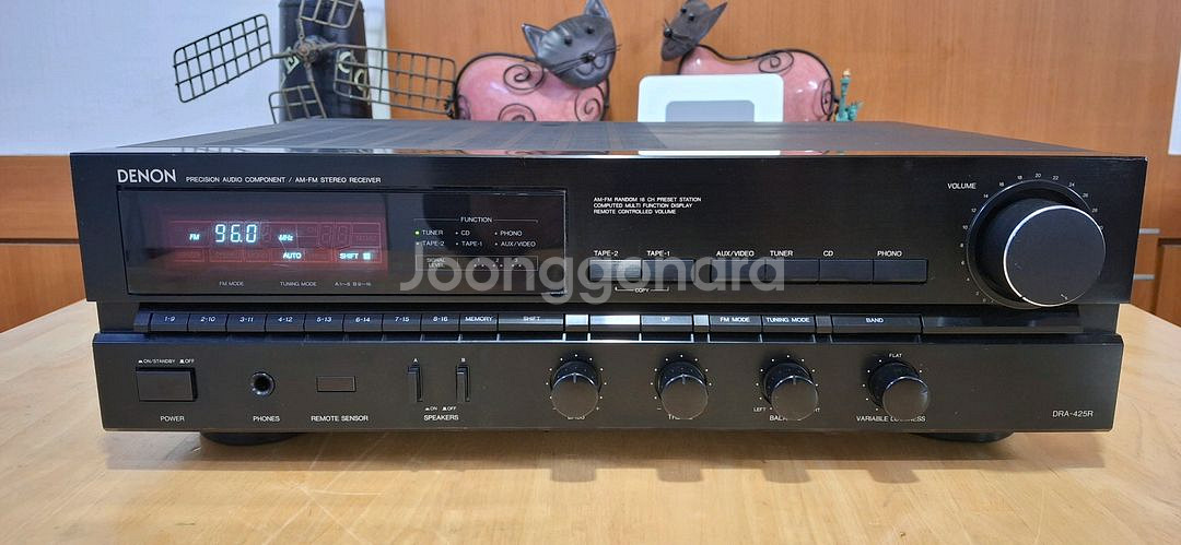 DENON DRA-425R AUDIO RECEIVER--0