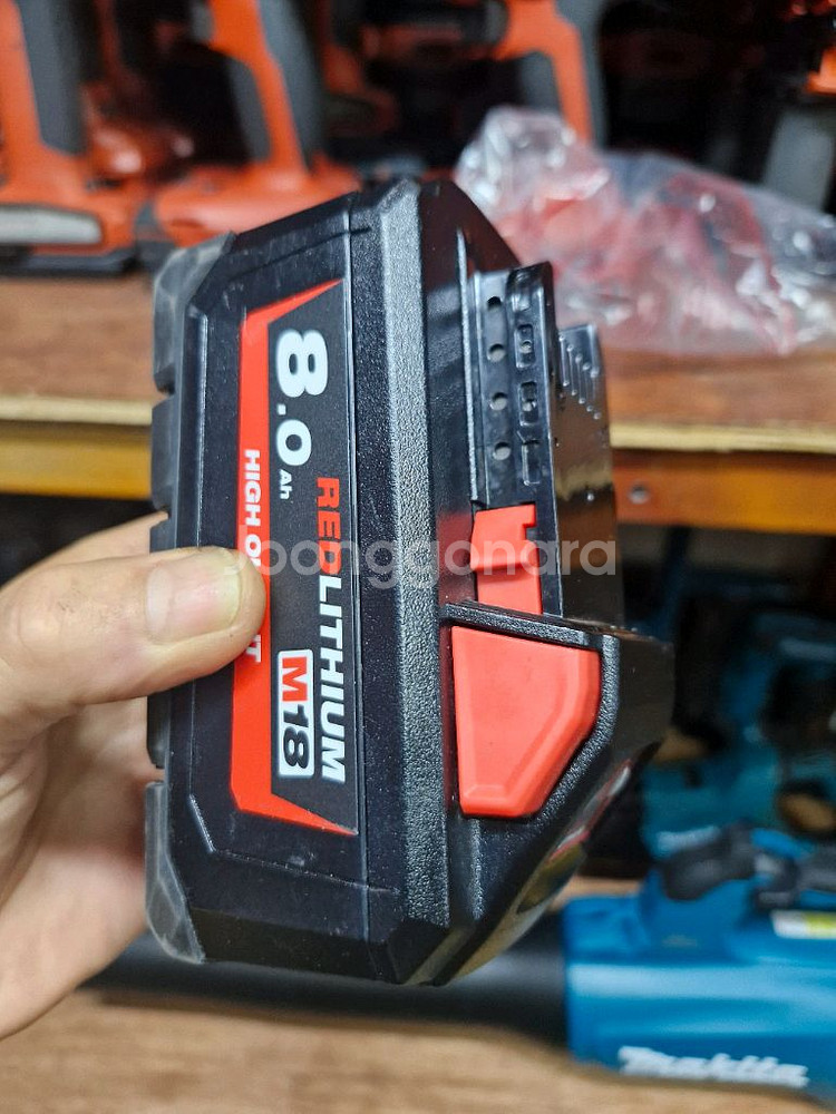 밀워키배터리M18HB08 18V8.0AH 미사용제품--5