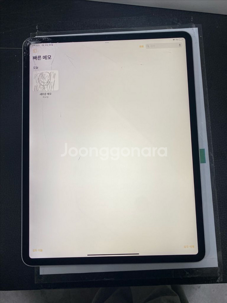아이패드프로 12.9 4세대 256 wifi 액파 실버--4