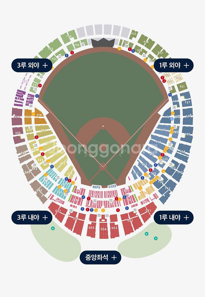 롯데 기아 26일 토 1루 통로--1