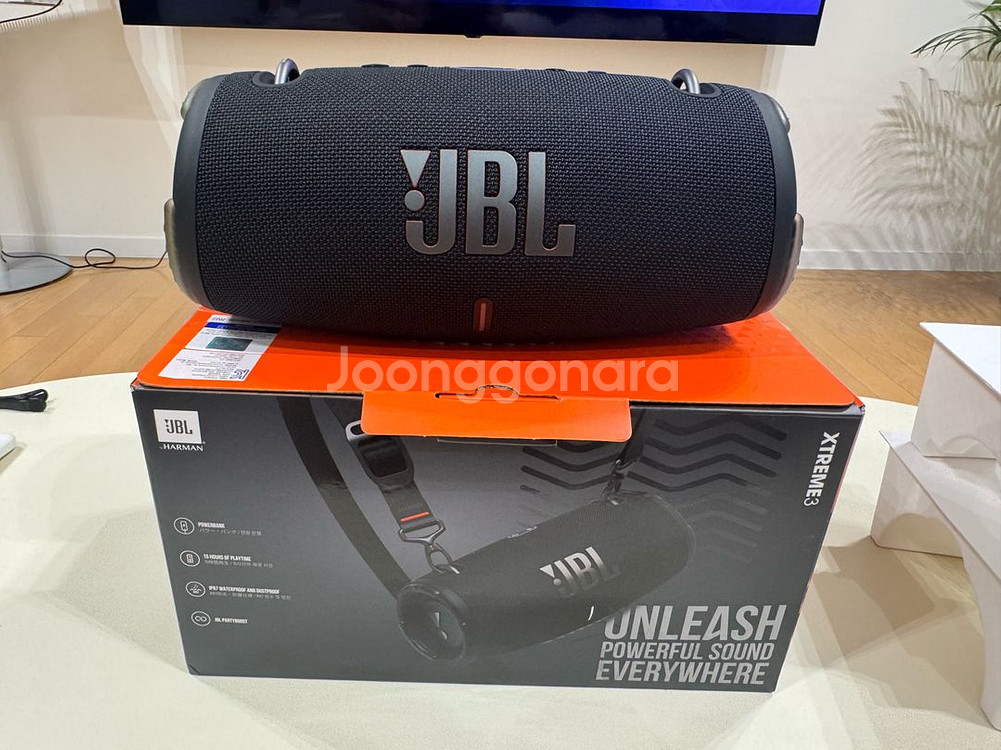 JBL 익스트림3 블루투스 스피커 판매합니다--5