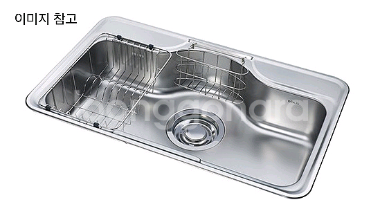 한샘이펙스(백조) 엠보 코팅 싱크볼--0