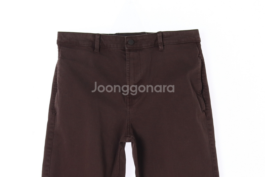 [XL]자라 dnwr 데님웨어 브라운 청바지 치노팬츠--1