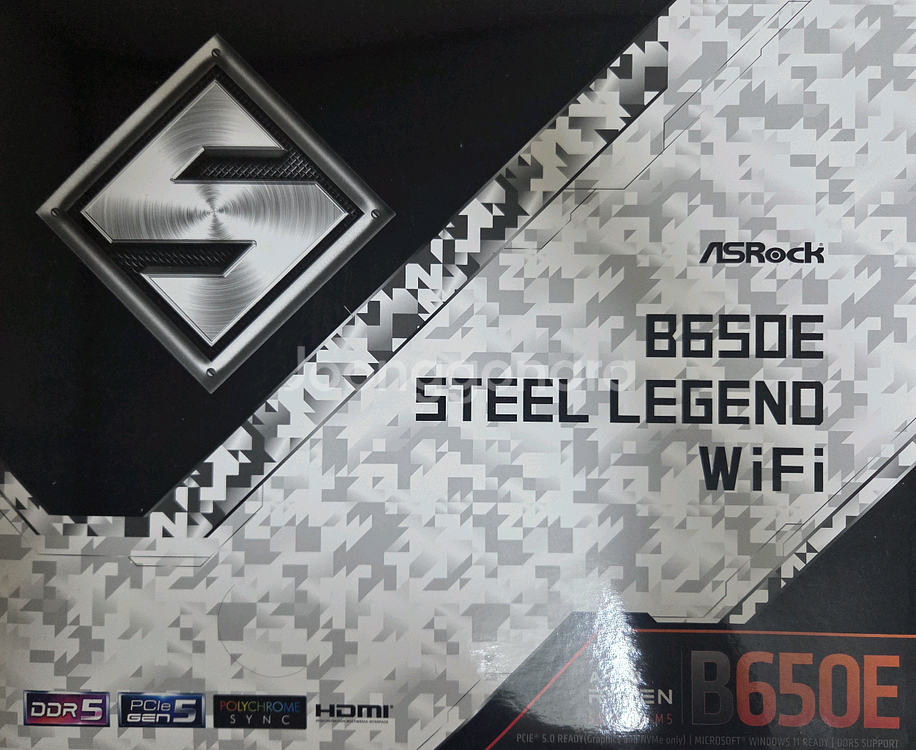 Asrock 스틸레전드 b650e wifi 메인보드--0