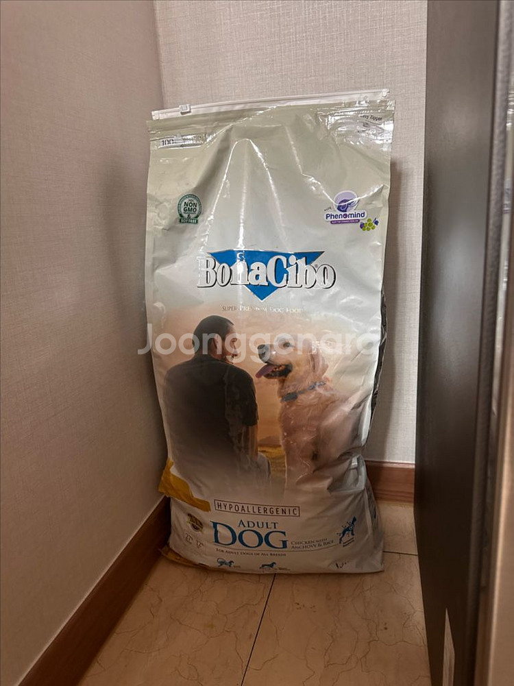 보나시보 어덜트 강아지 닭&멸치 맛 15kg 새상품--4