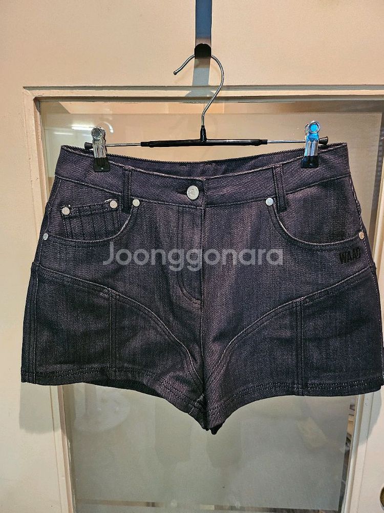 왁 골프 데님 반바지 4--0