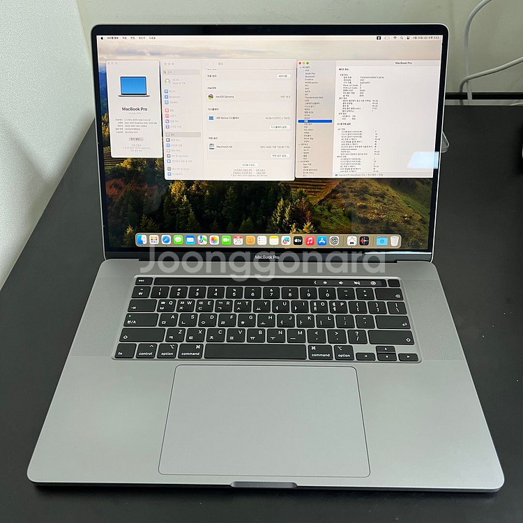 맥북프로16인치 2019 2.3/8C/i9 32/1TB--0