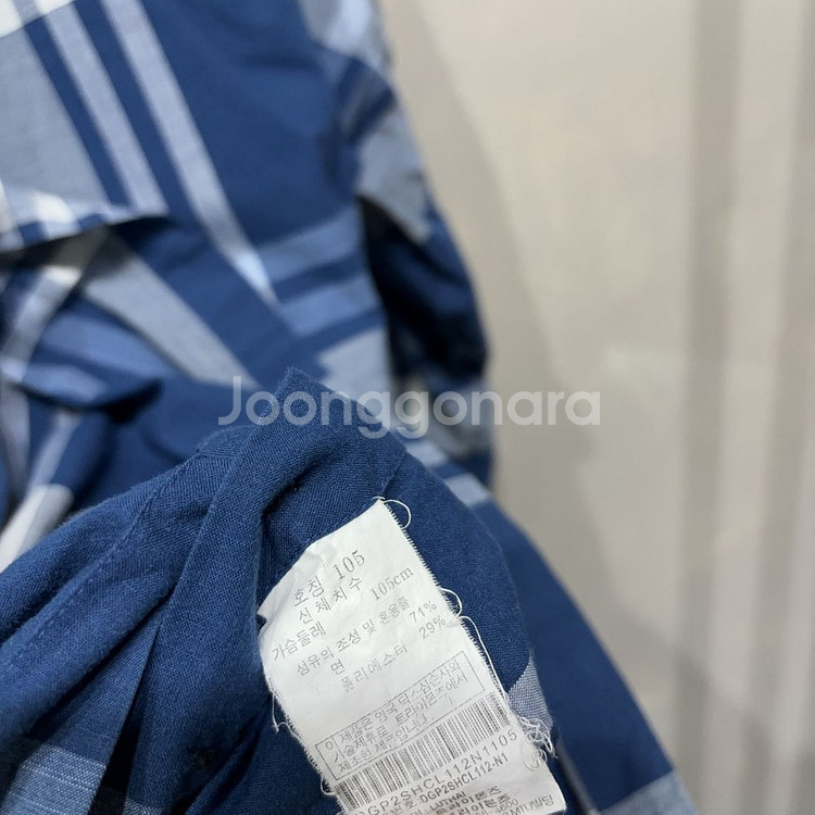 (105) 닥스 캐주얼 클래식 체크 셔츠 남방--4