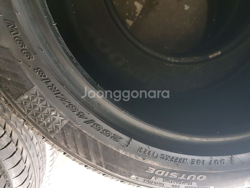 중고타이어 255 45 18 넥센 두본 2554518--6
