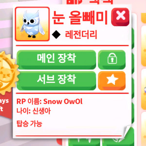 입양하세요 R눈올빼미