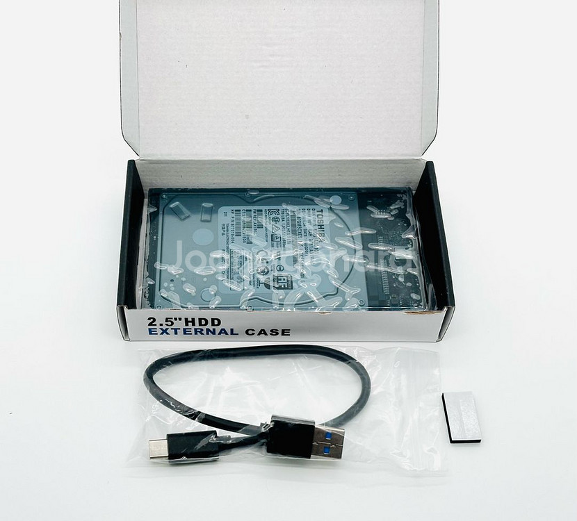 USB type-c 도시바5Gbps 고속외장하드 1tb--1
