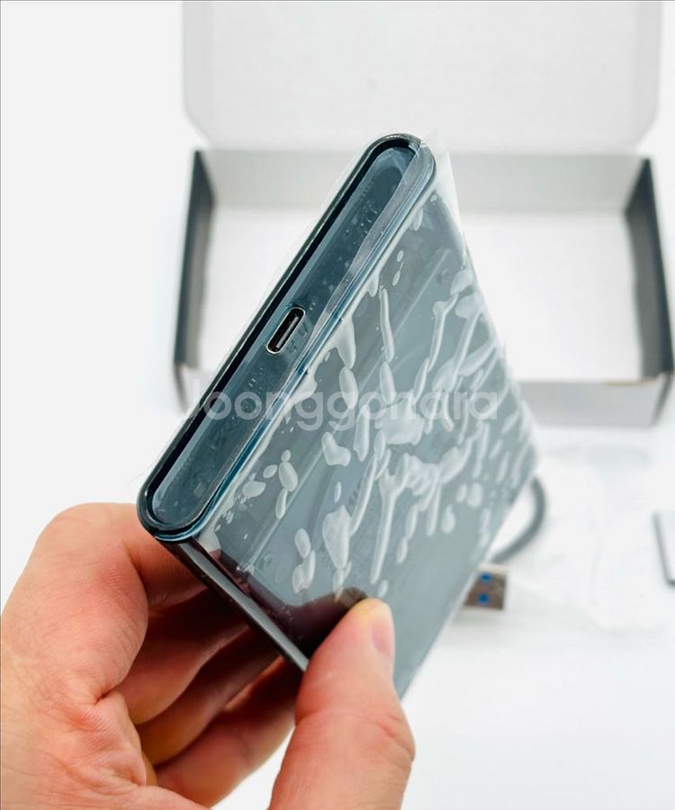 USB type-c 도시바5Gbps 고속외장하드 1tb--4