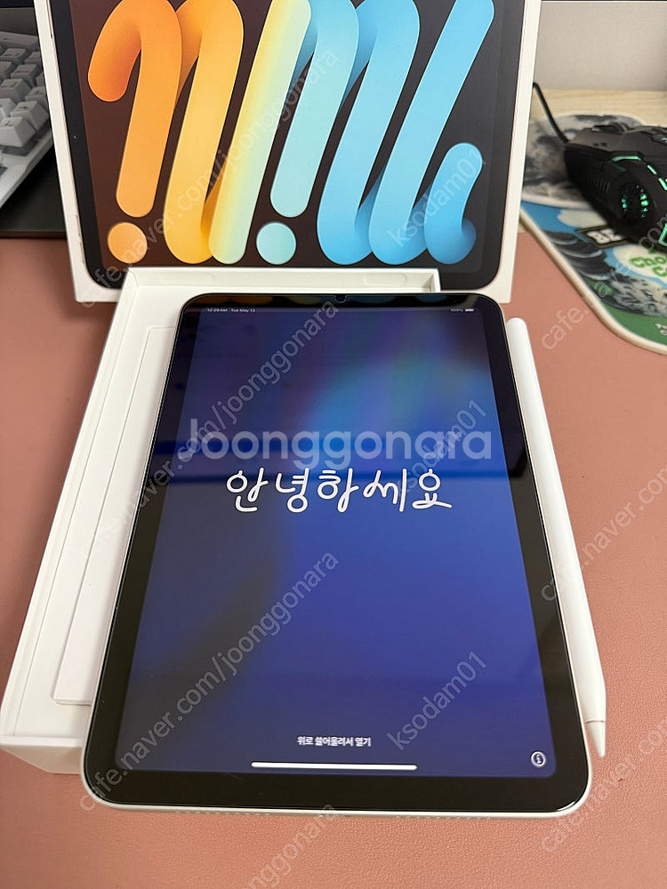 아이패드 미니6 256기가 와이파이 스타라이트풀박스+--0