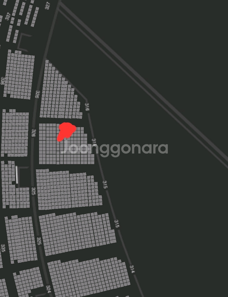롯데자이언츠 7월27일 일욜 3루내야필드 통로3연석--1
