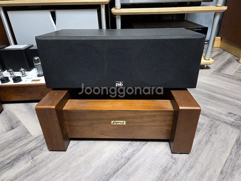 kef 타조알 1조와 psb 알파 센터 스피커--0