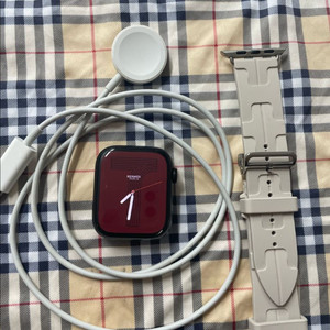 애플워치9에르메스 45mm 누아 SSS급