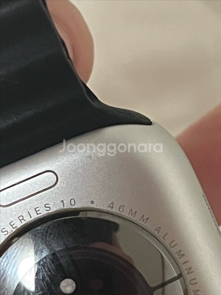 애플워치10 46mm GPS 실버 배터리성능100%--2