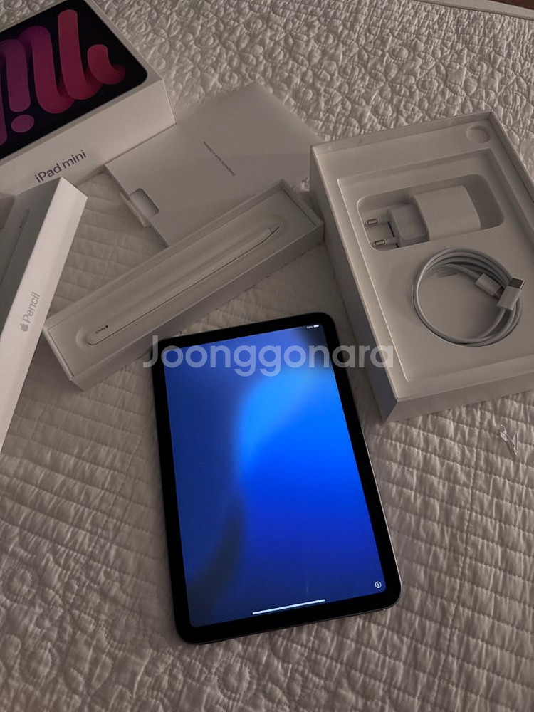 아이패드 미니6 퍼플 256gb wifi + 애플펜슬2--2