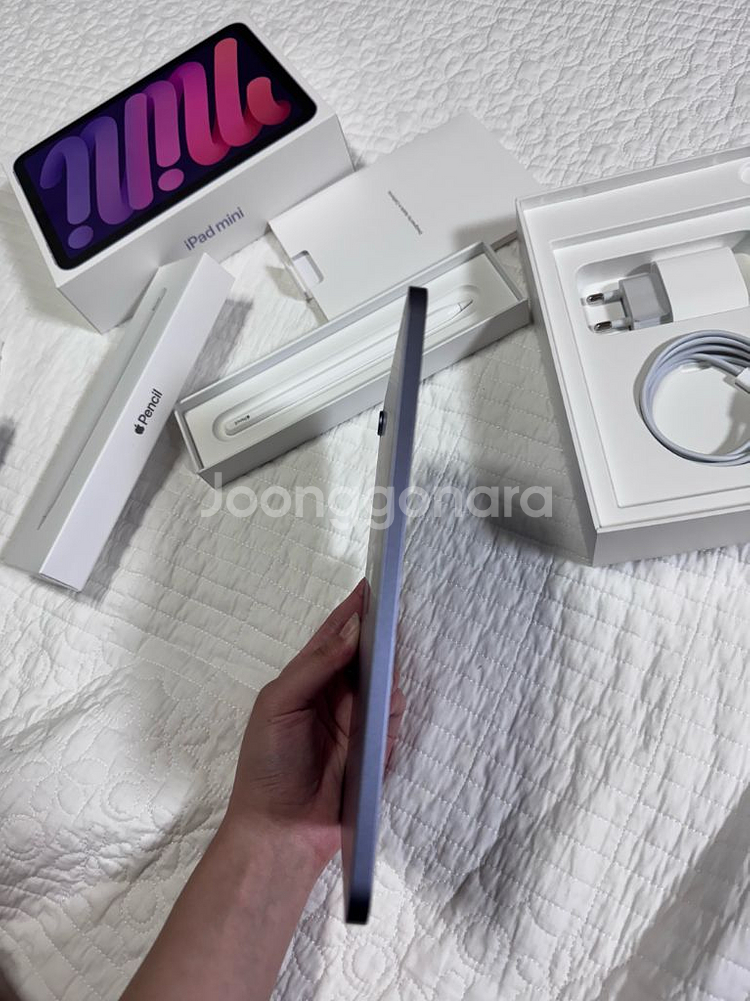 아이패드 미니6 퍼플 256gb wifi + 애플펜슬2--5