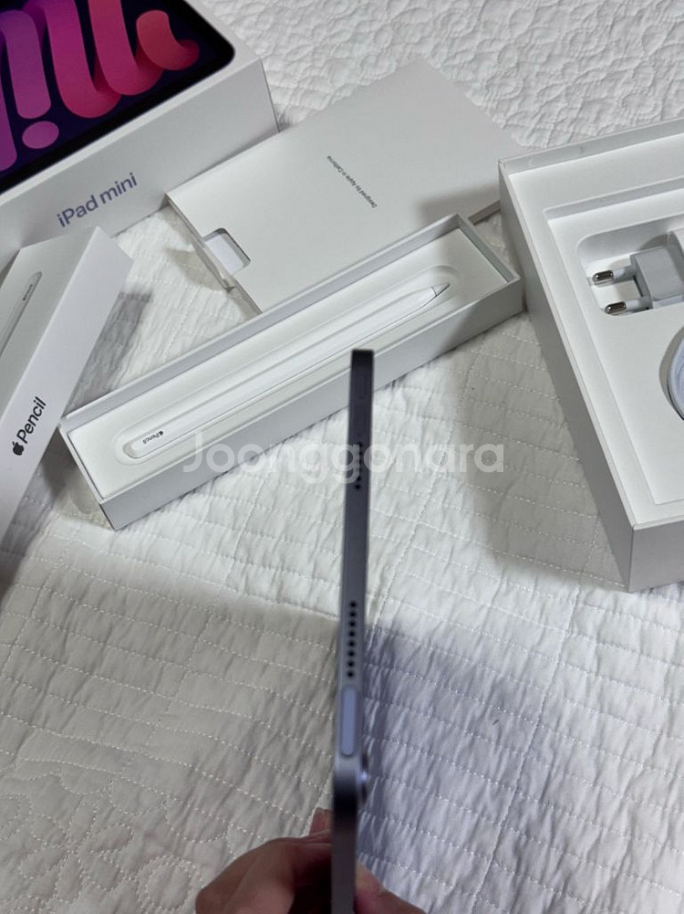 아이패드 미니6 퍼플 256gb wifi + 애플펜슬2--8