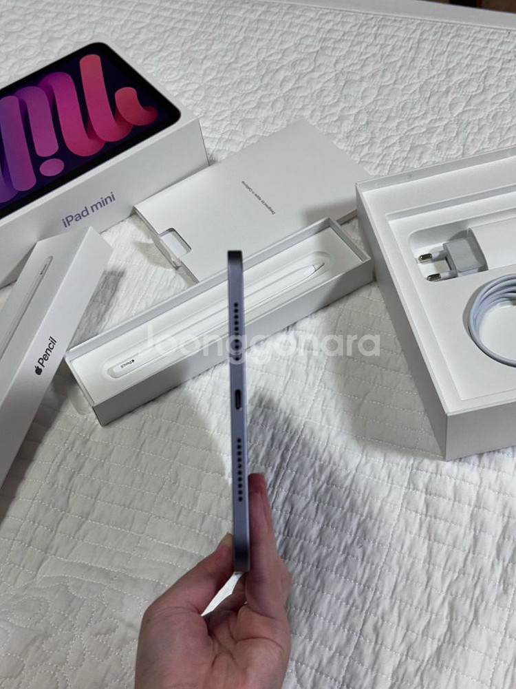 아이패드 미니6 퍼플 256gb wifi + 애플펜슬2--6