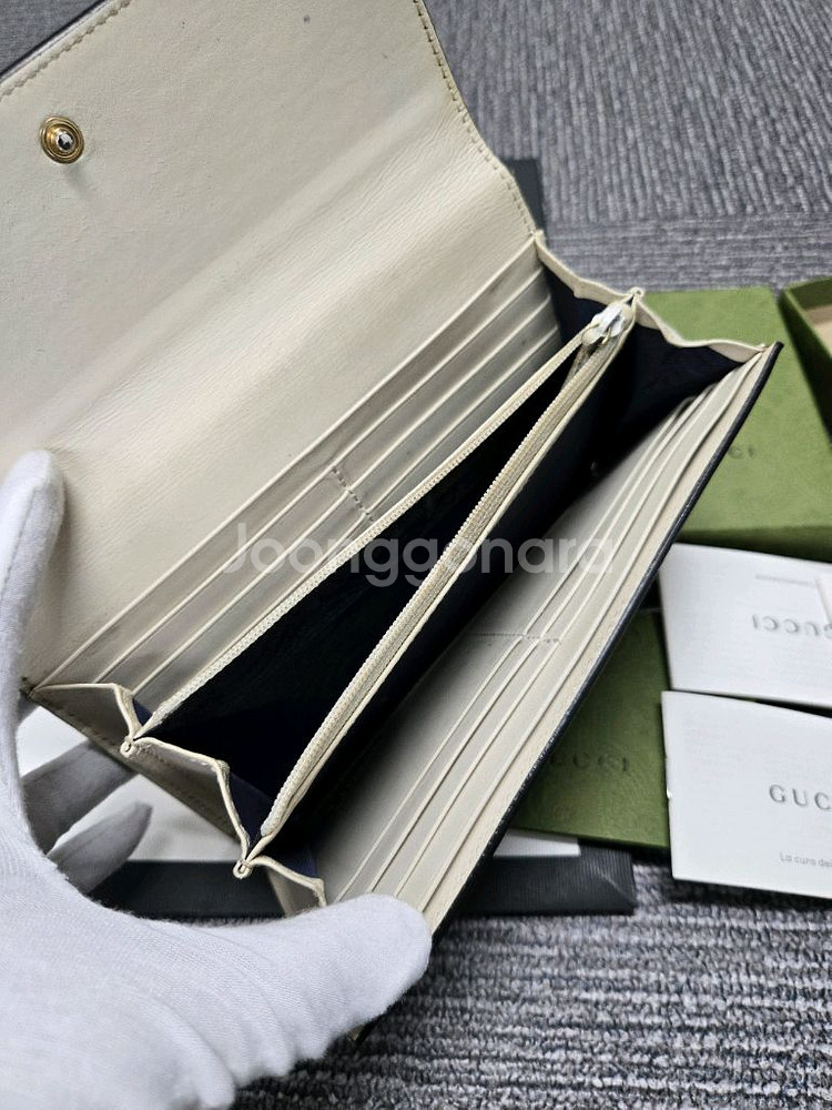 [A급][정품]구찌 에덴 플랩 장지갑--5